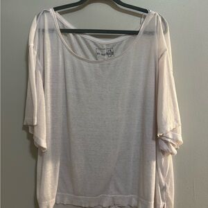 We The Free Light Cream Short Sleeve Top